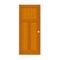 Trimlite 18"x80"x13/8" Fir 3Panel Mission Interior Shaker 71/4" RH Prehung Door Brushed Chrome Hinges 1668fir8403RH26D714 - alternate 1